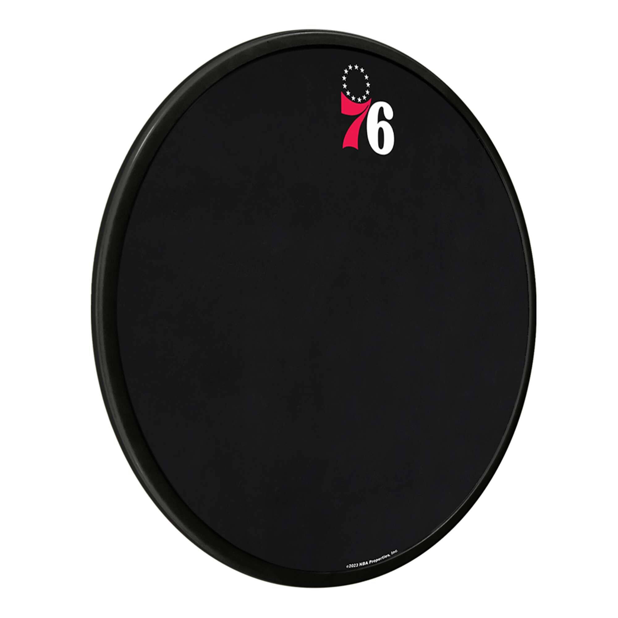 Alt View 1. The Fan-Brand - Philadelphia 76ers 17.5" Modern Disc Chalkboard - Multicolor.
