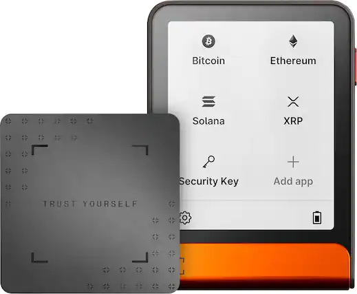 Bitcoin
Ethereum
Solana
XRP
Security Key
Add app
TRUST YOURSELF