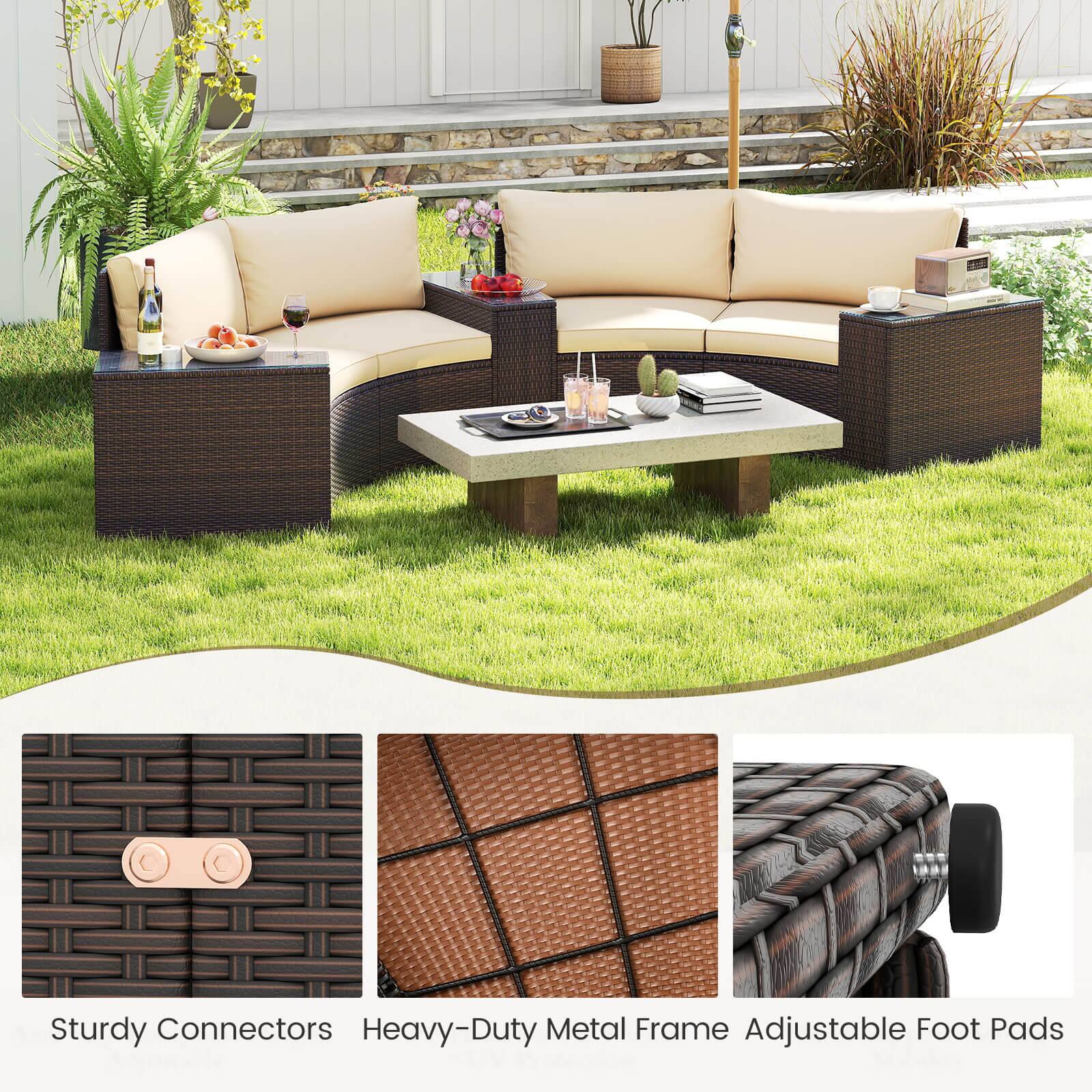 Sturdy Connectors Heavy-Duty Metal Frame Adjustable Foot Pads