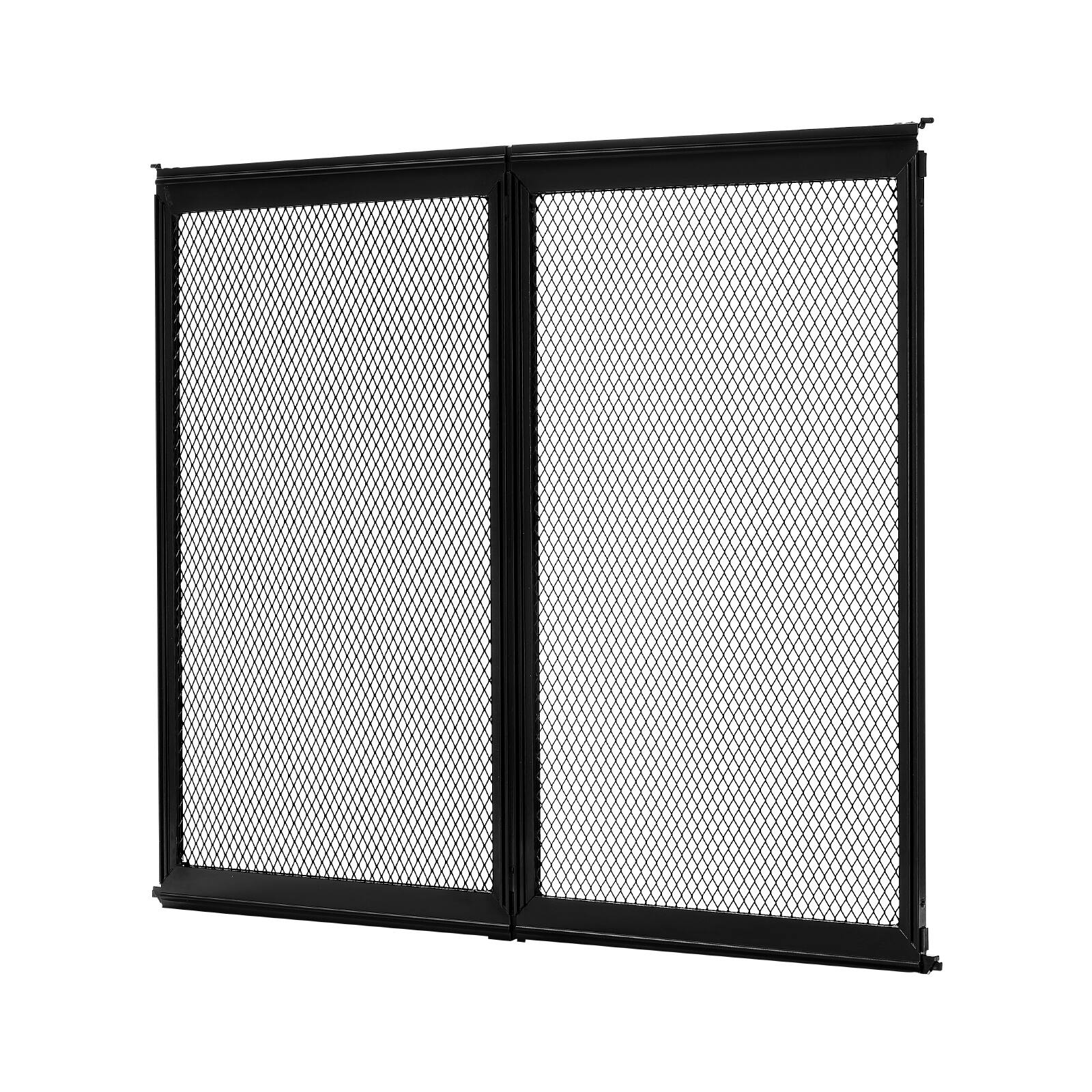 Alt View 5. VEVOR - RV Screen Door Protector, 22.5 x 20 inch Door Grille, Easy to Install and Disassemble - Black.