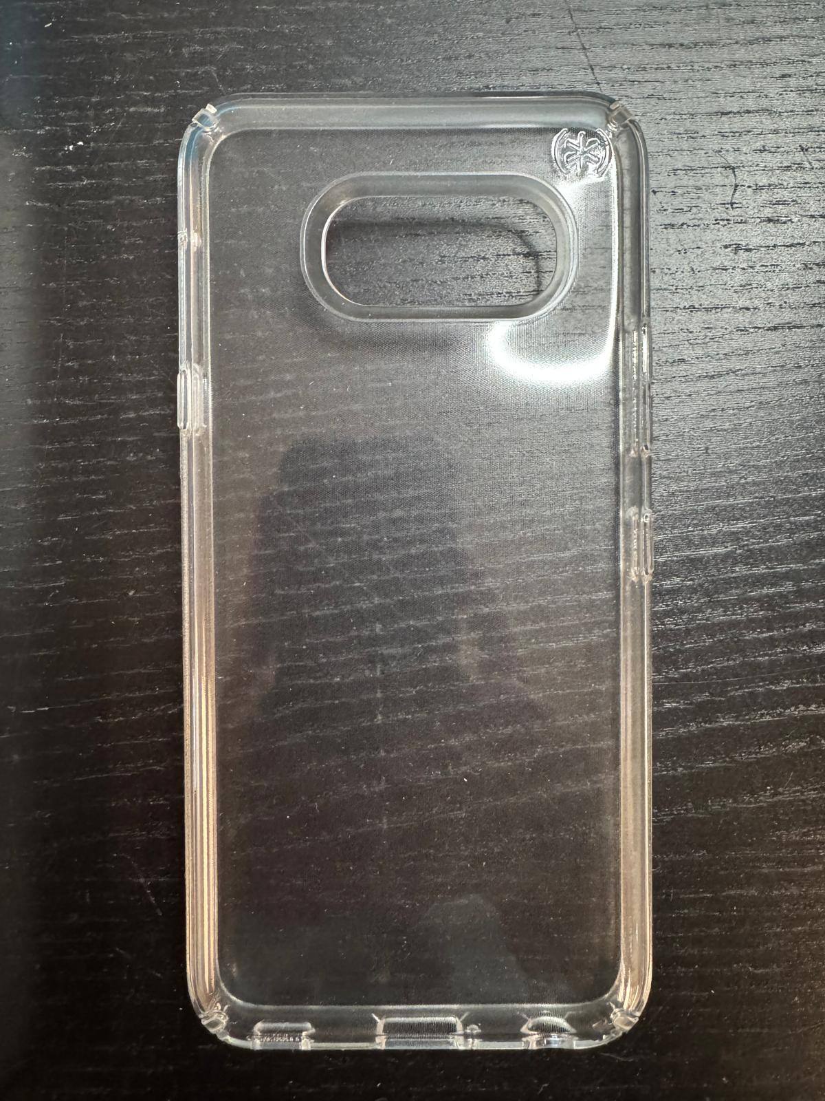 Left. Speck - Speck Products Presidio Stay Clear LG G8 THINQ Case - Clear.