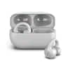 Front. JLab - Flex Open - Clip True Wireless Earbuds - White.