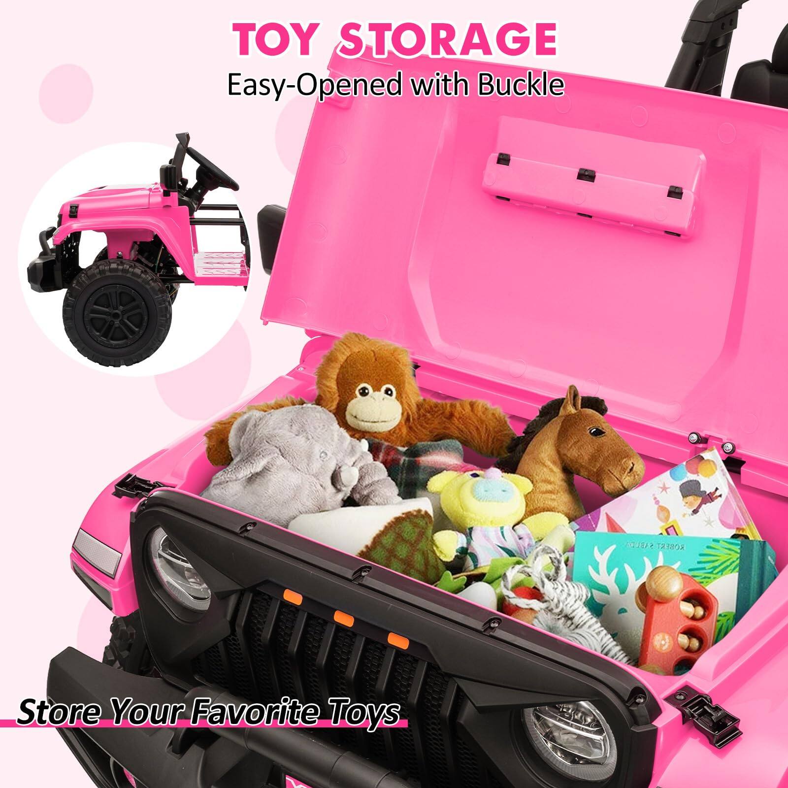 TOY STORAGE  
Easy-Opened with Buckle  

Store Your Favorite Toys.