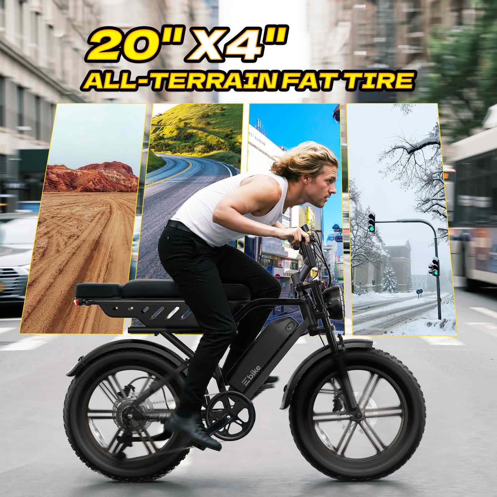 20" X 4" ALL-TERRAIN FAT TIRE