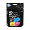 hp
bus
Black 67XL Noir Tri-color 67 Tricolore 2-pack / Paquet de 2
Zaphol/PinCaratips