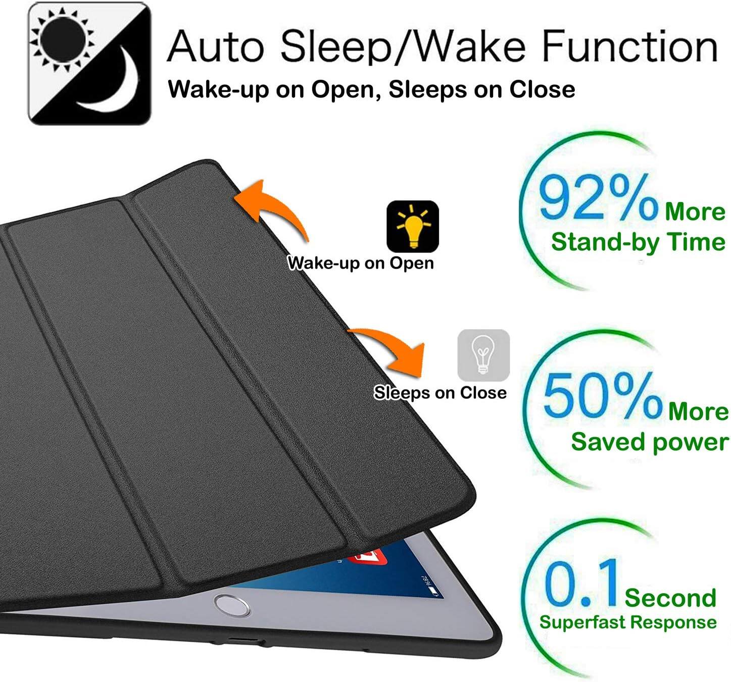 DuraSafe Cases iPad Pro 11 inch 1st Gen 2018 Trifold Silicone Smart ...
