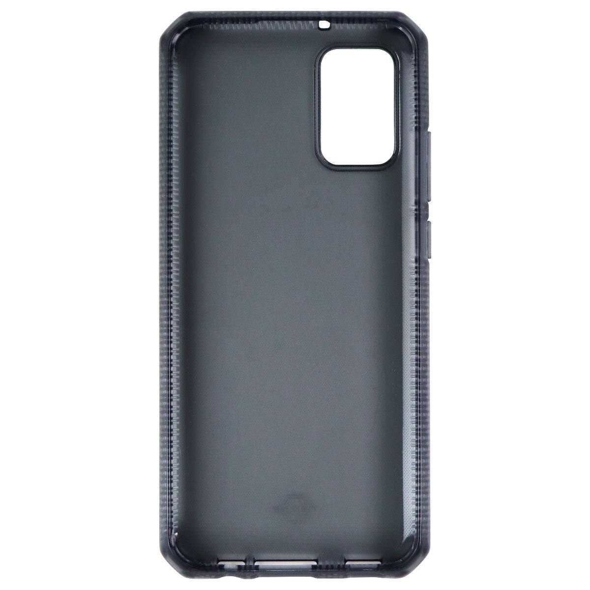 Alt View 1. Itskins - ITSKINS Spectrum Clear Series Flexible Gel Case for Samsung A02S - Smoke - Black.