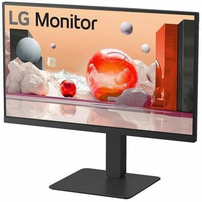 Alt View 6. LG - LG 27BA850-B 27" Class Webcam Full HD LCD Monitor - 16:9 - Matte Black - 27" Viewable - In-plane Switching (IPS) - Matte Black.