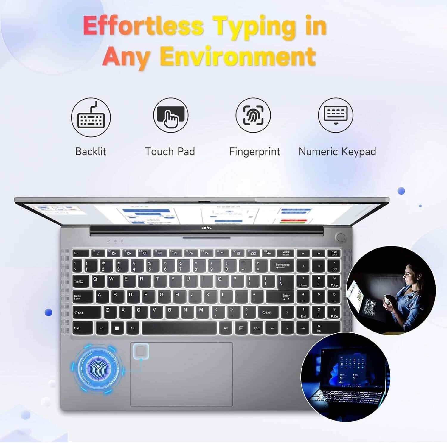 Effortless Typing in Any Environment

- Backlit
- Touch Pad
- Fingerprint
- Numeric Keypad