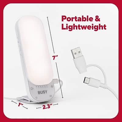 TRU RED Brightwell 5 in 1 Productivity LED Desk Light White