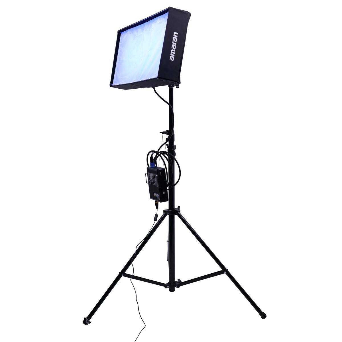 Alt View 4. Amaran - amaran F21c 2x1' 100W RGBWW Flexible LED Mat Fixture, Gold-Mount.