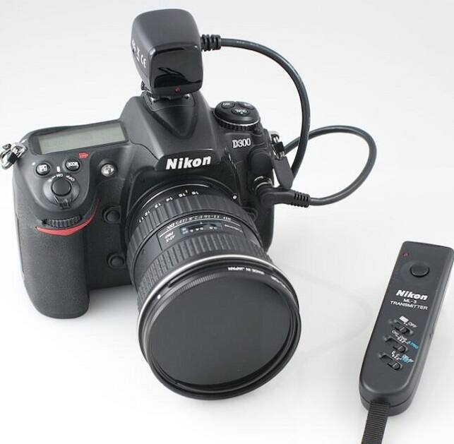 3% To F 300 Clk D300 Nikon O% Nikon ML-3 TRANSMITTER ATR S SEr