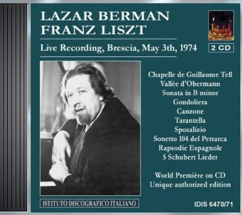 Liszt / Berman - Pno Works  - COMPACT DISCS