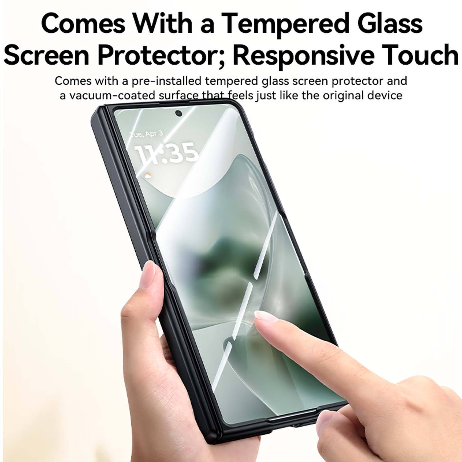 Comes With a Tempered Glass Screen Protector; Responsive Touch

Comes with a pre-installed tempered glass screen protector and a vacuum-coated surface that feels just like the original device

Tue, Apr 3
11:35