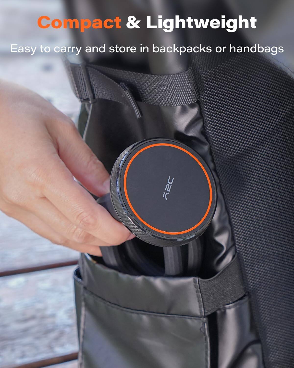 Compact & Lightweight  
Easy to carry and store in backpacks or handbags