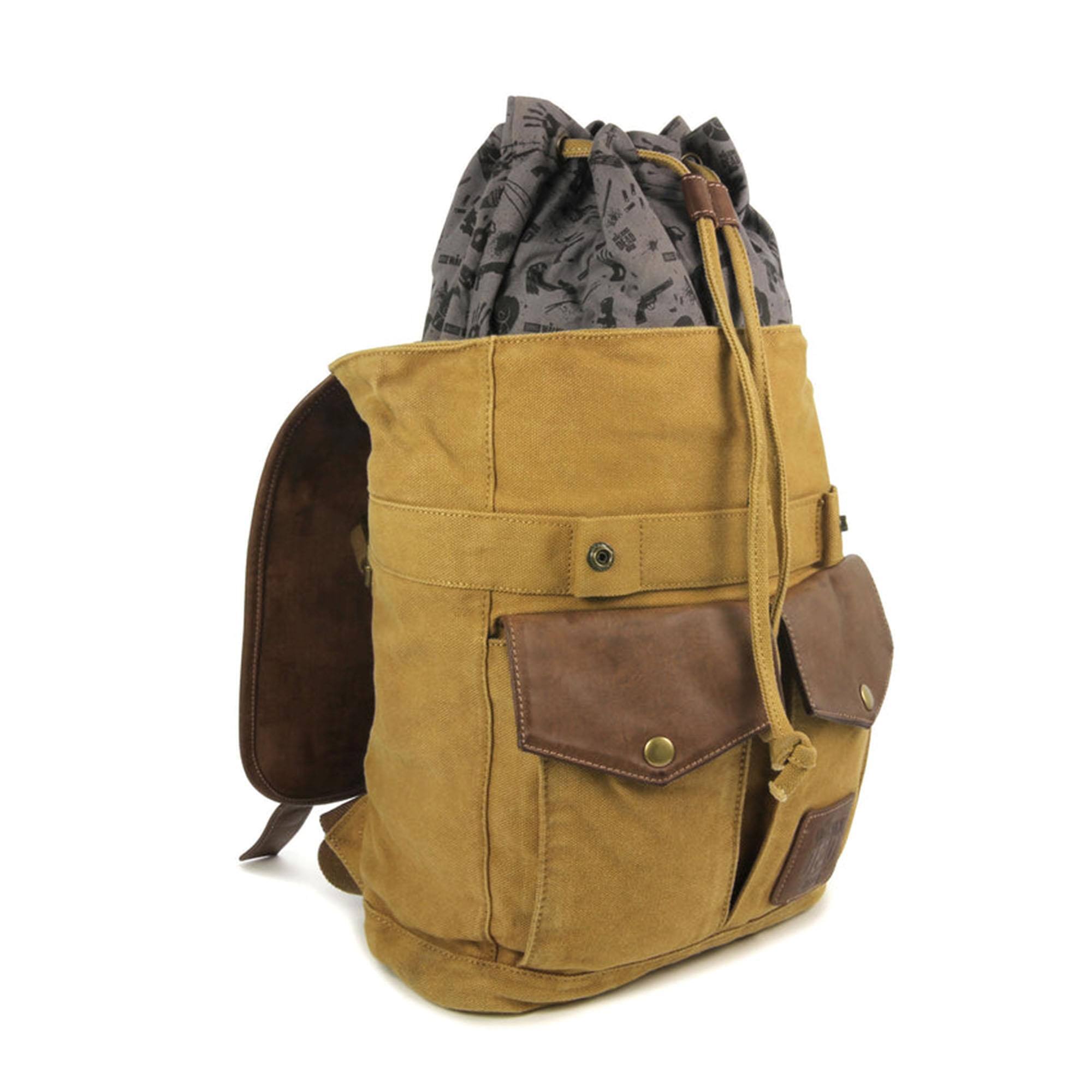 Alt View 10. Crowded Coop - The Walking Dead Sheriff Rick Grime's Brown Backpack - Brown.