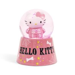 Silver Buffalo - Sanrio Hello Kitty Skeleton 3-Inch Mini Light-Up Snow Globe - Pink