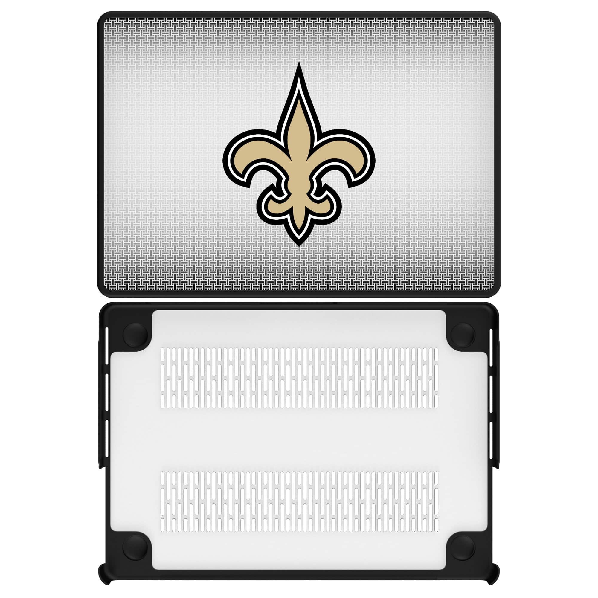 Keyscaper - New Orleans Saints Linen MacBook Case - Air 13 in - Multicolor