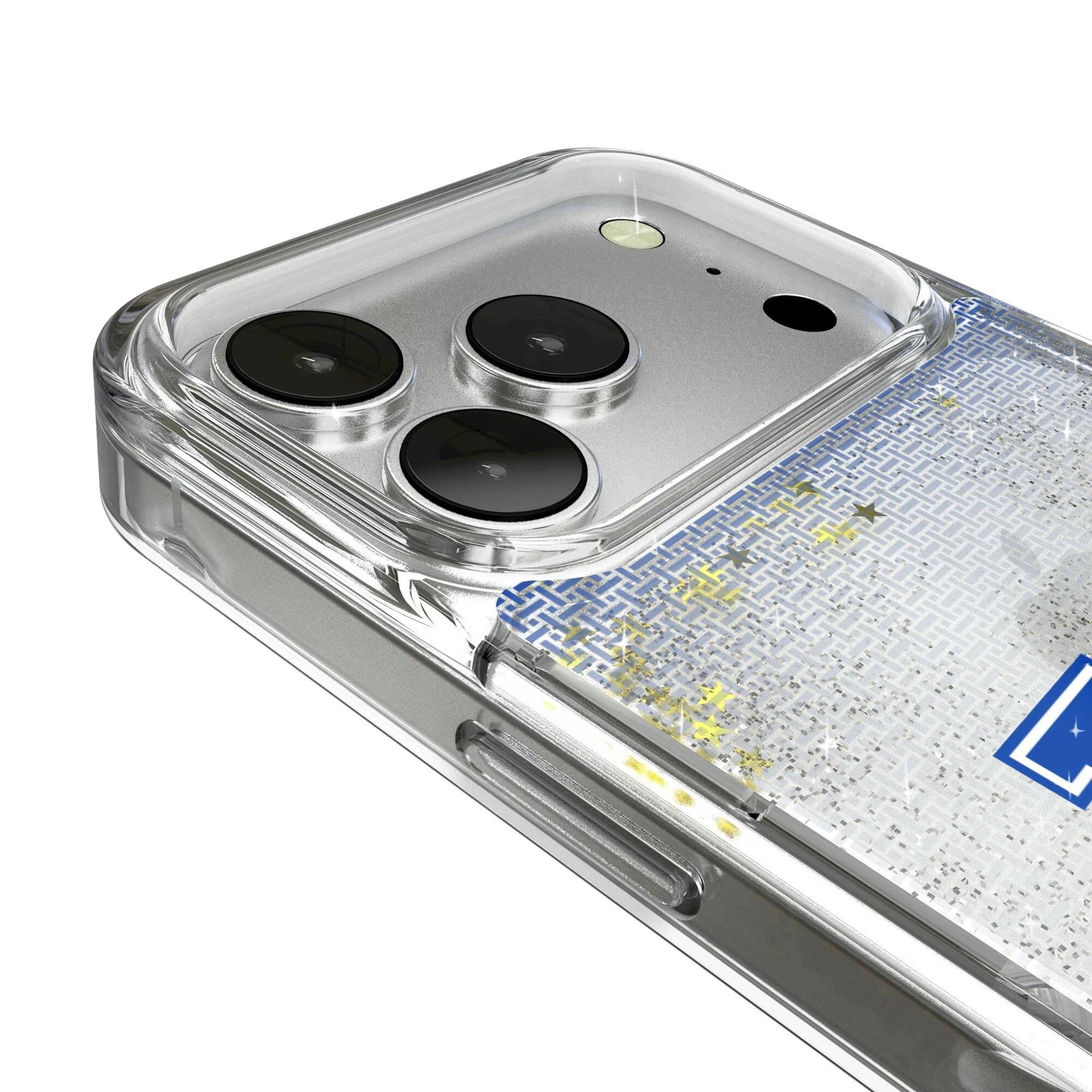 Alt View 2. Keyscaper - Kentucky Wildcats Linen Logo iPhone Glitter Case - 16 Pro - Multicolor.