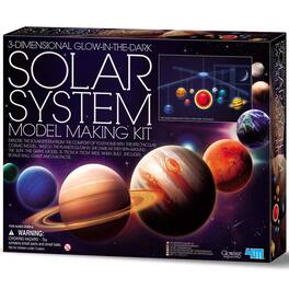 4M - Solar System Model Making Kit - DIY Paint and Build A 3D Planet Mobile, Craft and Hang Your Own Space Décor - Multicolor
