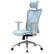 Angle. SIHOO - M18 Ergonomic Office Chair, Computer Desk Chair with Adjustable Headrest, High Back Swivel Chair for Home Office - Blue.