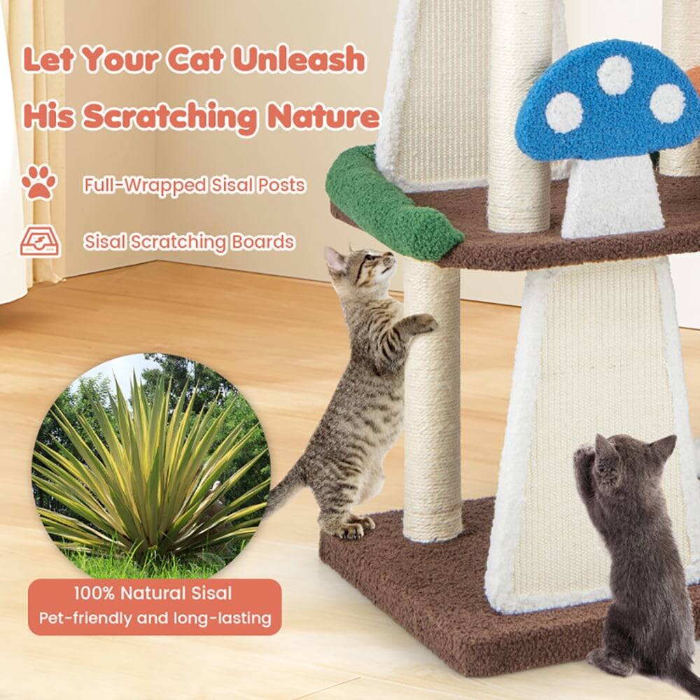 Let Your Cat Unleash His Scratching Nature

Full-Wrapped Sisal Posts  
Sisal Scratching Boards

100% Natural Sisal  
Pet-friendly and long-lasting
