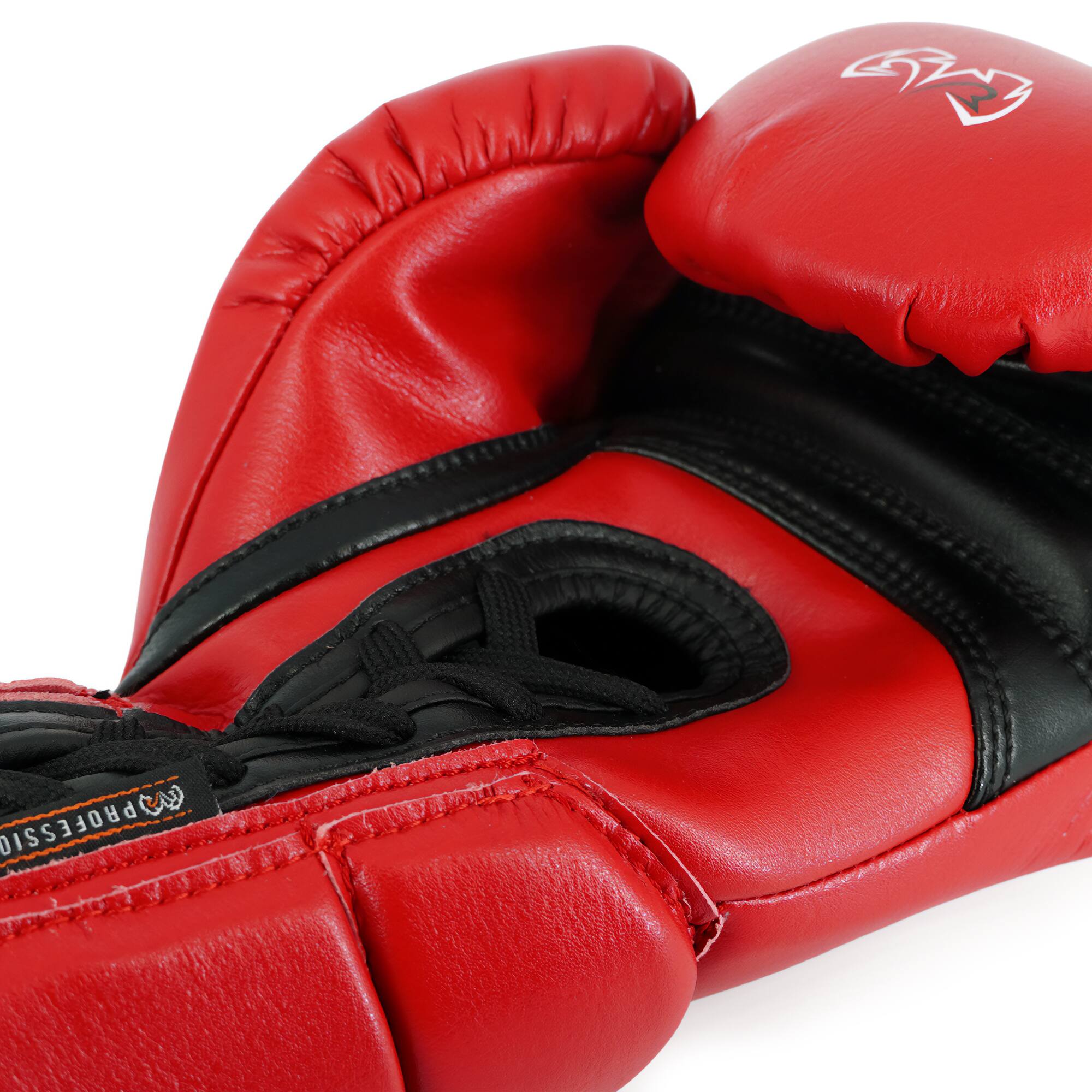 Alt View 3. RIVAL - Rival Boxing RS1 2.0 Ultra Pro Lace-Up Sparring Gloves - 14 oz. - Red - Red.