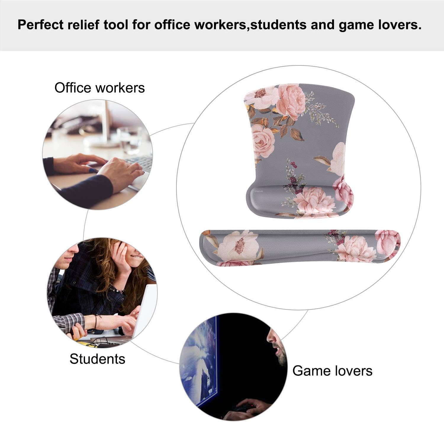 Perfect relief tool for office workers, students and game lovers.

Office workers

Students

Game lovers