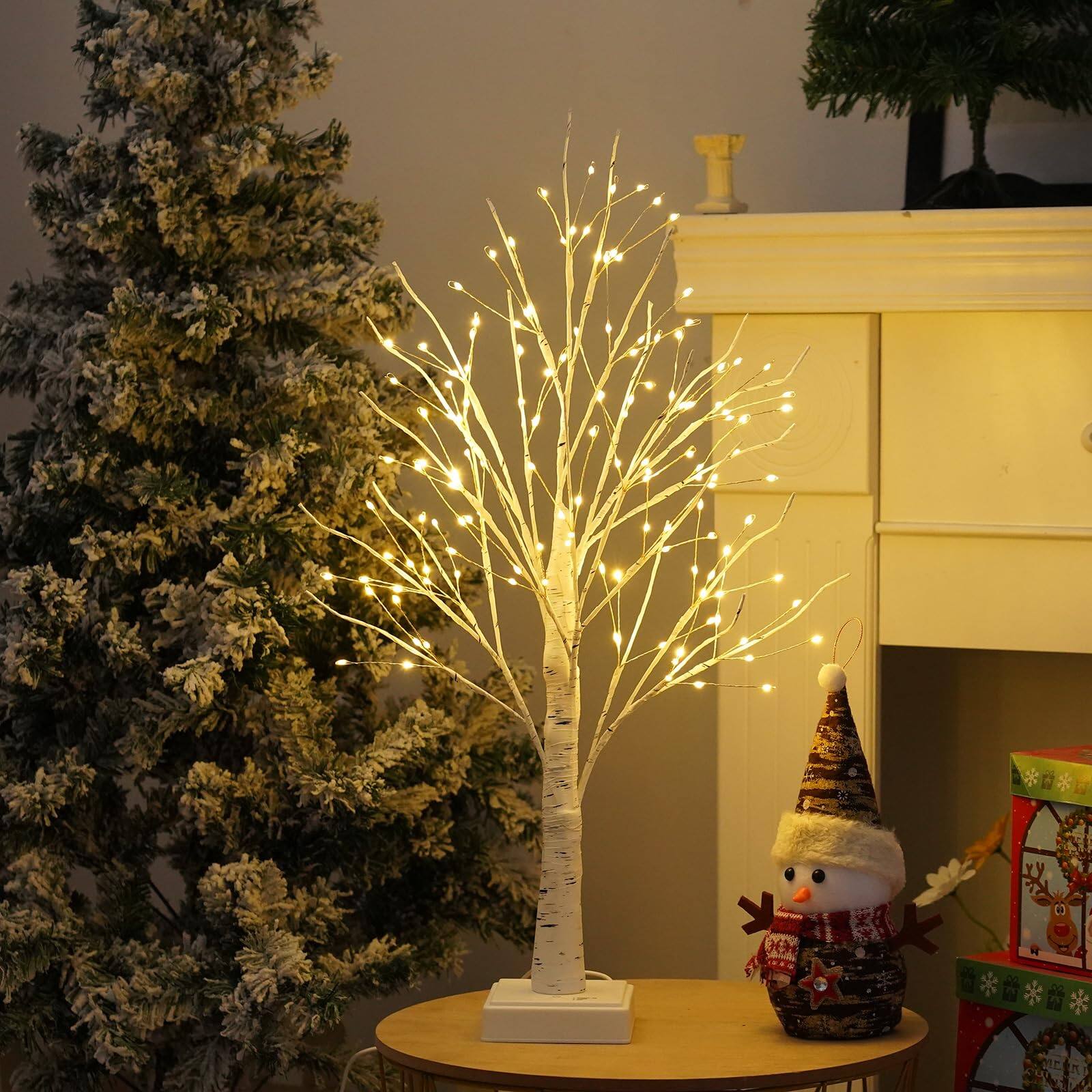 Alt View 8. Skar Audio - 144 Led Artificial Tree Lamp With Timer Diy Birch Lights Lighted Up Usb/battery Fairy Light - 72 Led Warm White 2ft.