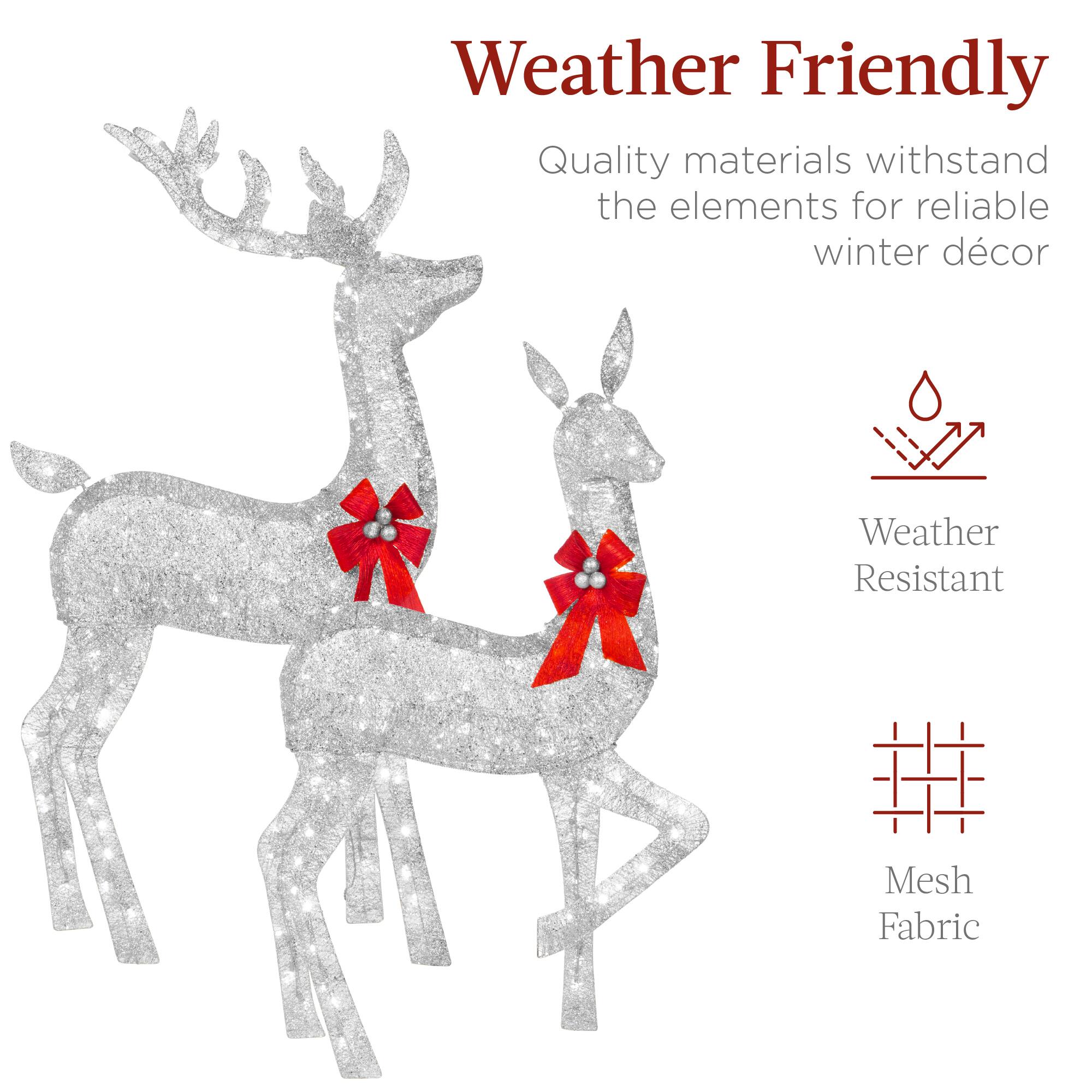 Weather Friendly

Quality materials withstand the elements for reliable winter décor

Weather Resistant

Mesh Fabric