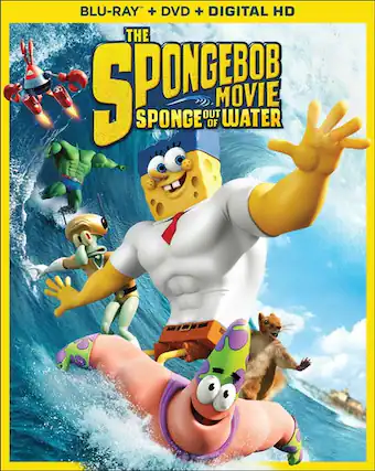 Front. The SpongeBob Movie: Sponge Out of Water - BLU-RAY.
