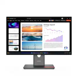 Lenovo - ThinkVision 21.5" IPS LED FHD 48Hz - 100Hz Monitor (HDMI, VGA) - Raven Black