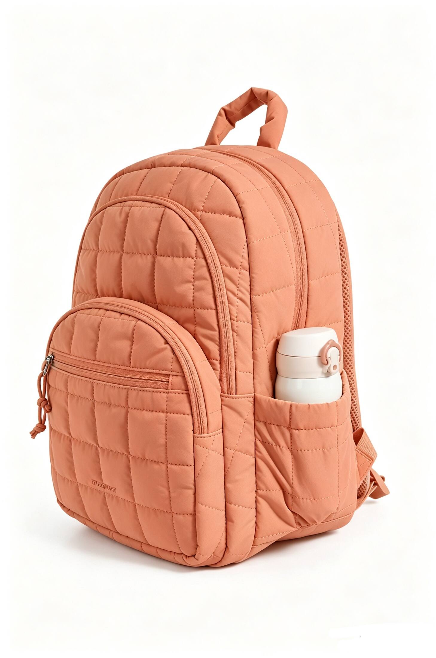 Left. Bagsmart - College Backpack, Lightweight Bookbag with 15.6 inch Laptop Compartment, Fashion Daypack for Casual Work Commuter - Orange.
