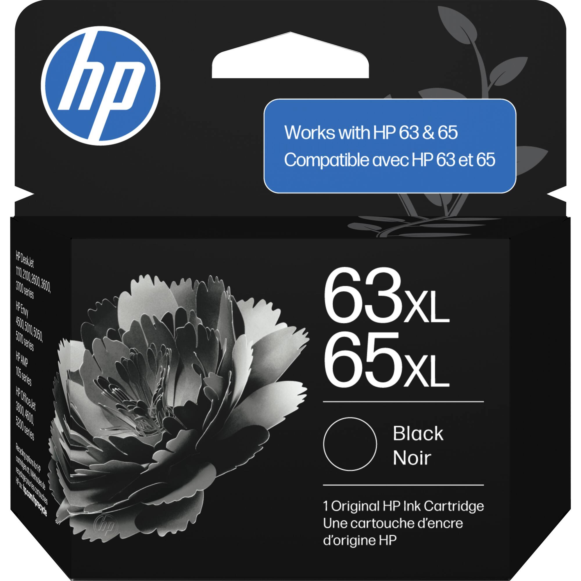 HP - 63/65XL High-Yield Ink Cartridge - Black
