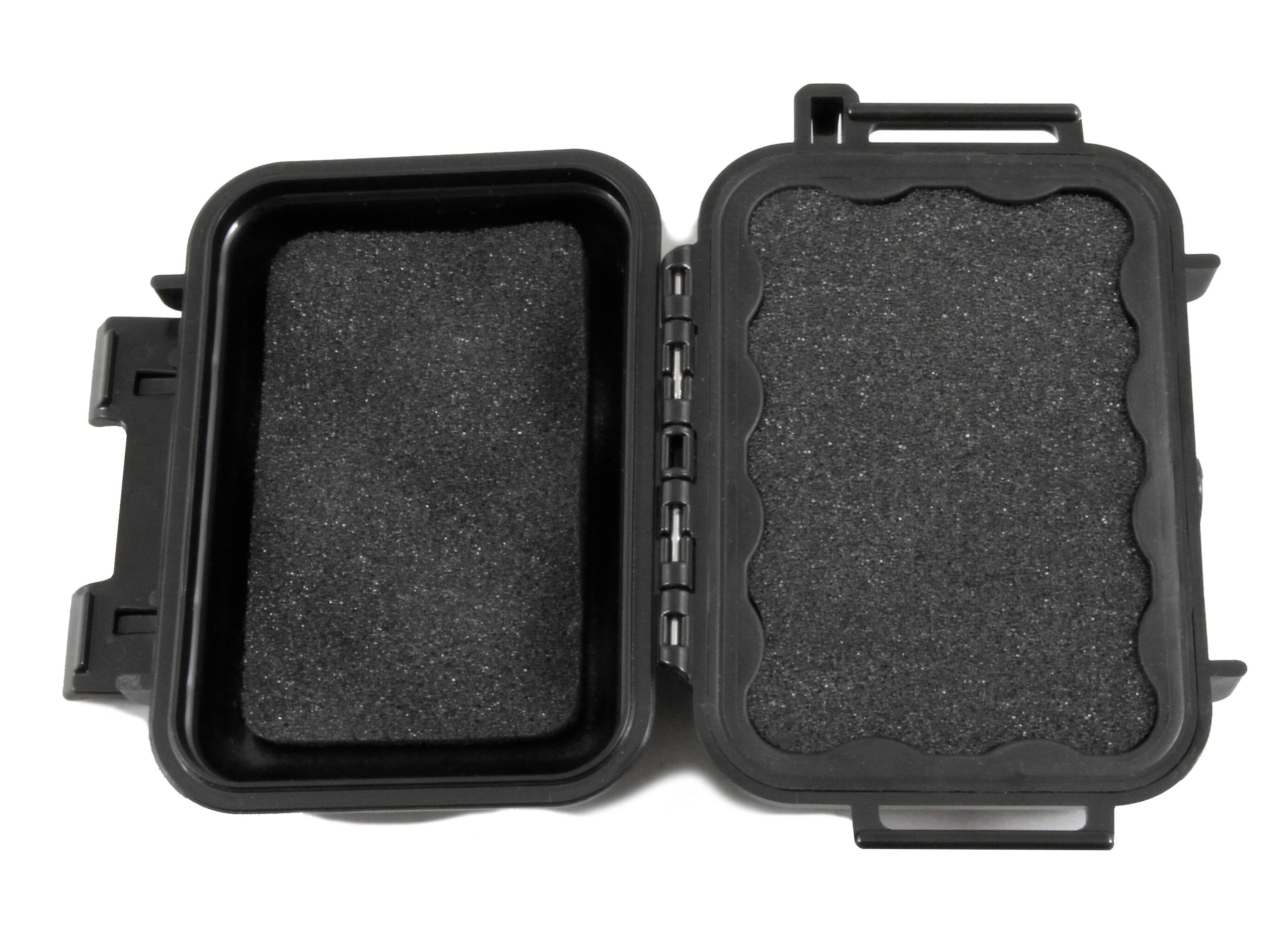 Alt View 1. CASEMATIX - 5.75" Waterproof Hard Case with Customizable Foam – Small Rugged Travel Case for Electronics, Tools & Accessories.