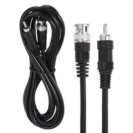 Unique Bargains - BNC Male to RCA Male Coaxial Cable 10FT 75-Ohm Camera Cable Cord for DVR CCTV Security System Monitor Video - Black