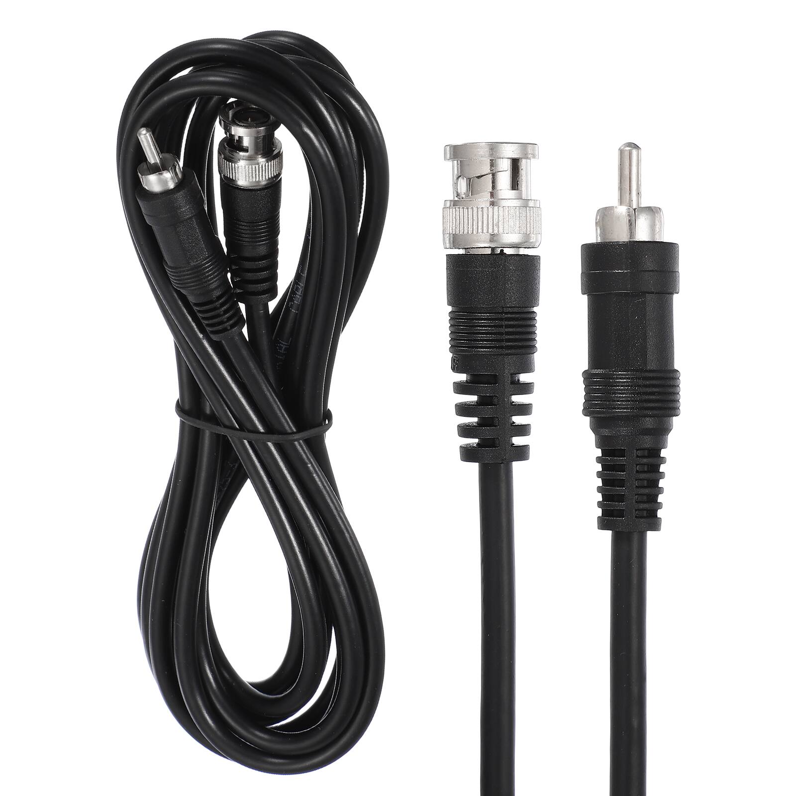 Front. Unique Bargains - BNC Male to RCA Male Coaxial Cable 10FT 75-Ohm Camera Cable Cord for DVR CCTV Security System Monitor Video - Black.