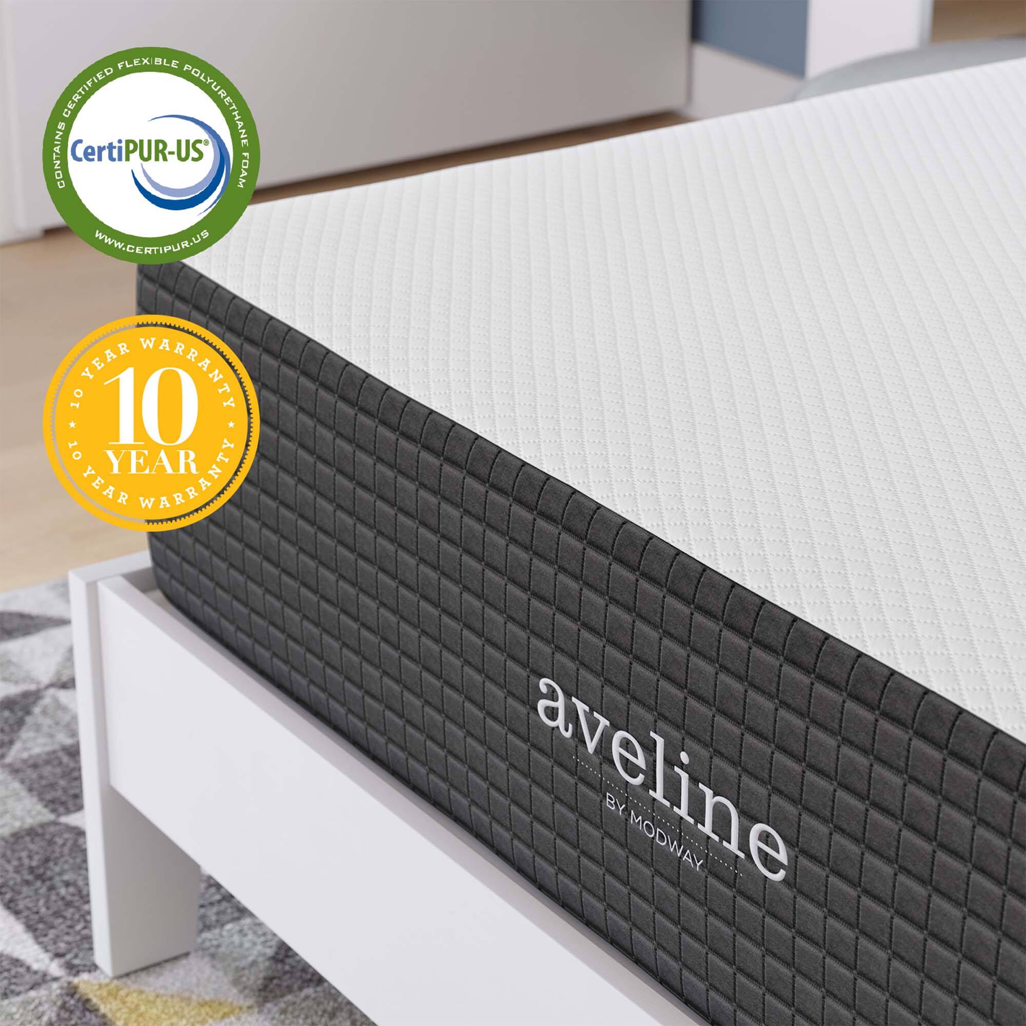 FLEXIBLE CERTIFIED POLYURETHANE CONTAINS CertiPUR-US FOAM  
WWW.CERTIPUR.US  
10 YEAR WARRANTY  
aveline BY MODWAY