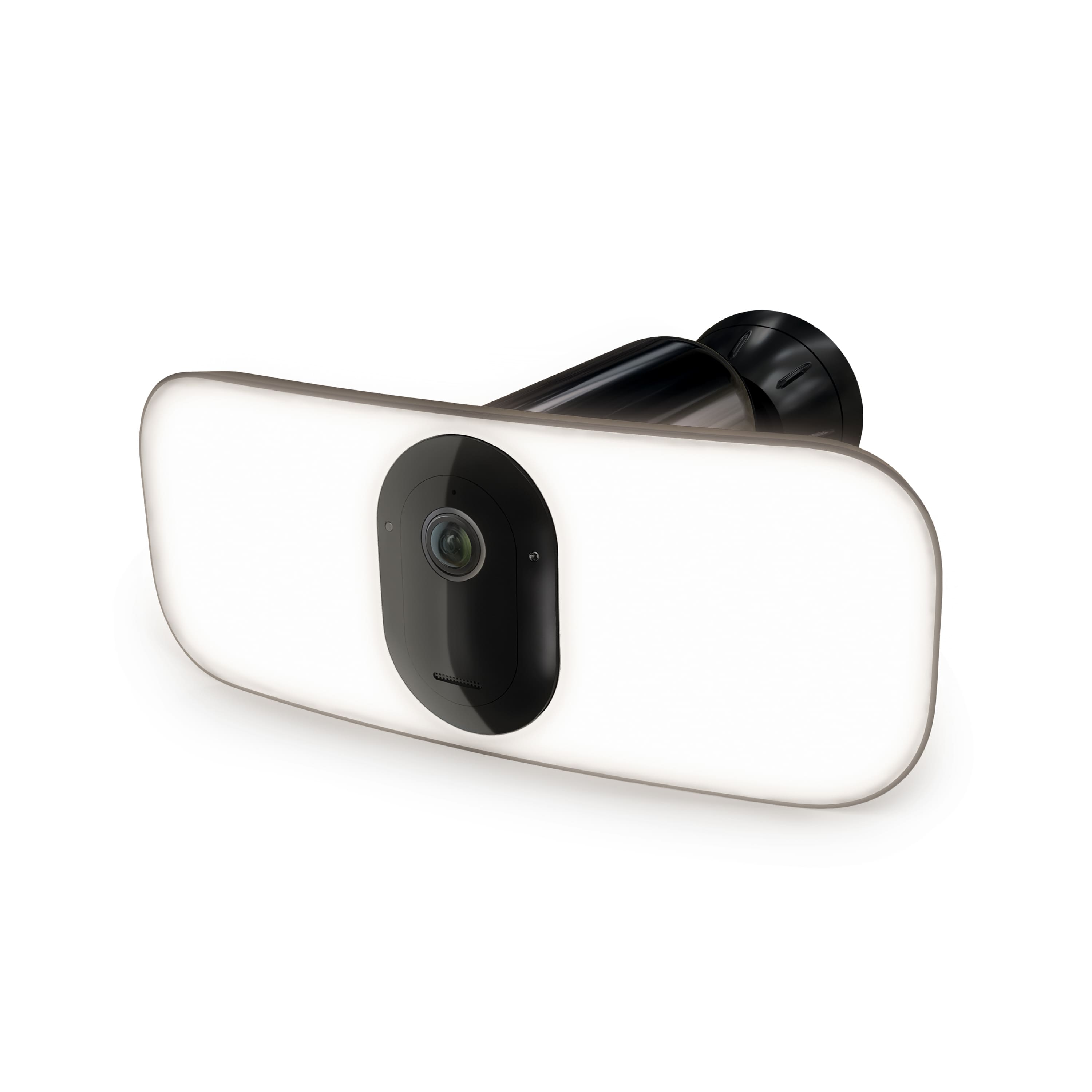 Front. Arlo - Pro 3 Wireless Floodlight Security Camera 2K HDR - 2000-3000 Lumens, Rechargeable Battery, 1-Cam - Black.