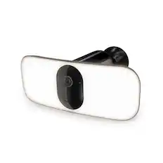 Front. Arlo - Pro 3 Wireless Floodlight Security Camera 2K HDR - 2000-3000 Lumens, Rechargeable Battery, 1-Cam - Black.