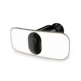 Arlo - Pro 3 Wireless Floodlight Security Camera 2K HDR - 2000-3000 Lumens, Rechargeable Battery, 1-Cam - Black