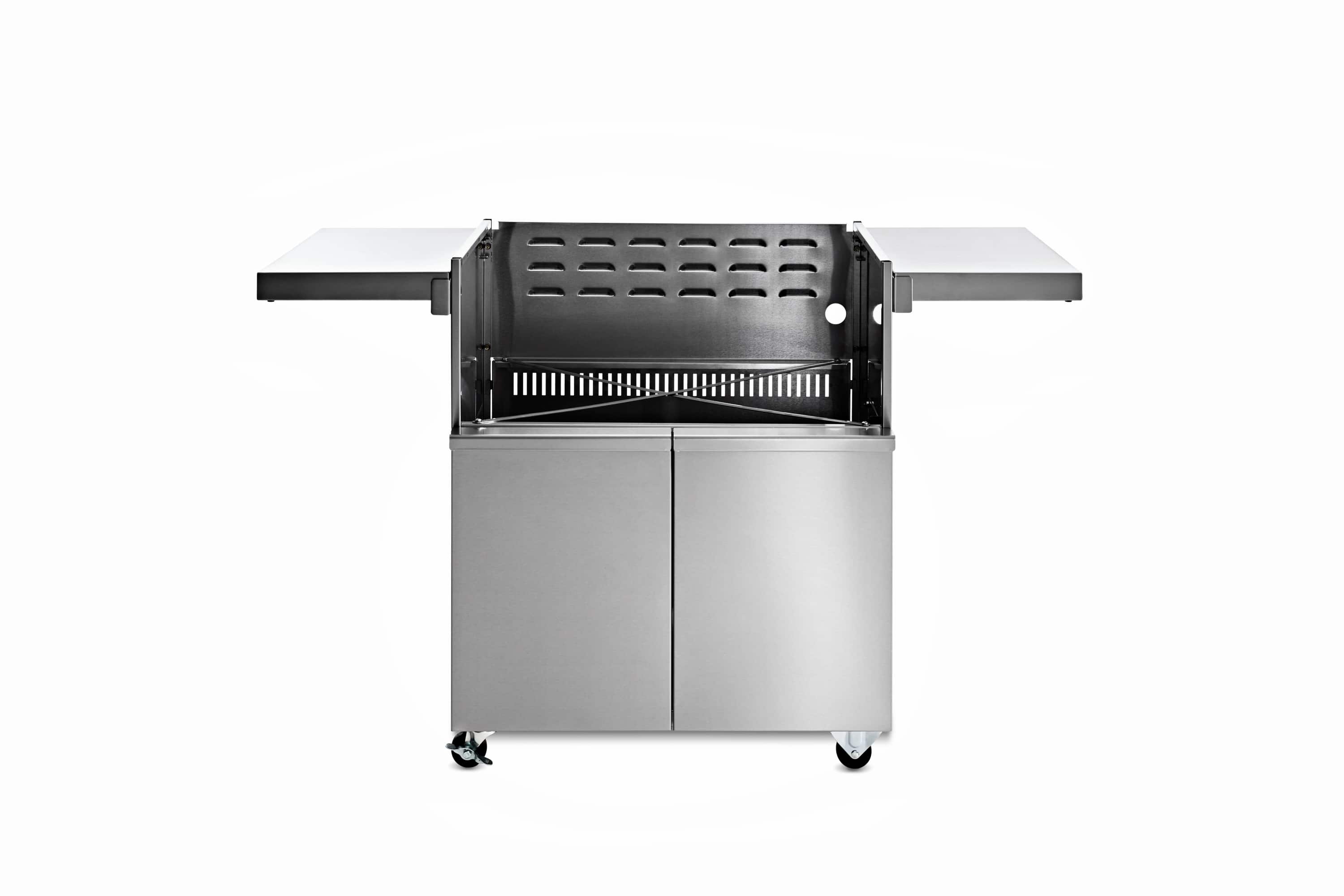 Sedona By Lynx - Sedona Wheeled Cart for 30" Built-in Grills - Stainless Steel - Front_Zoom