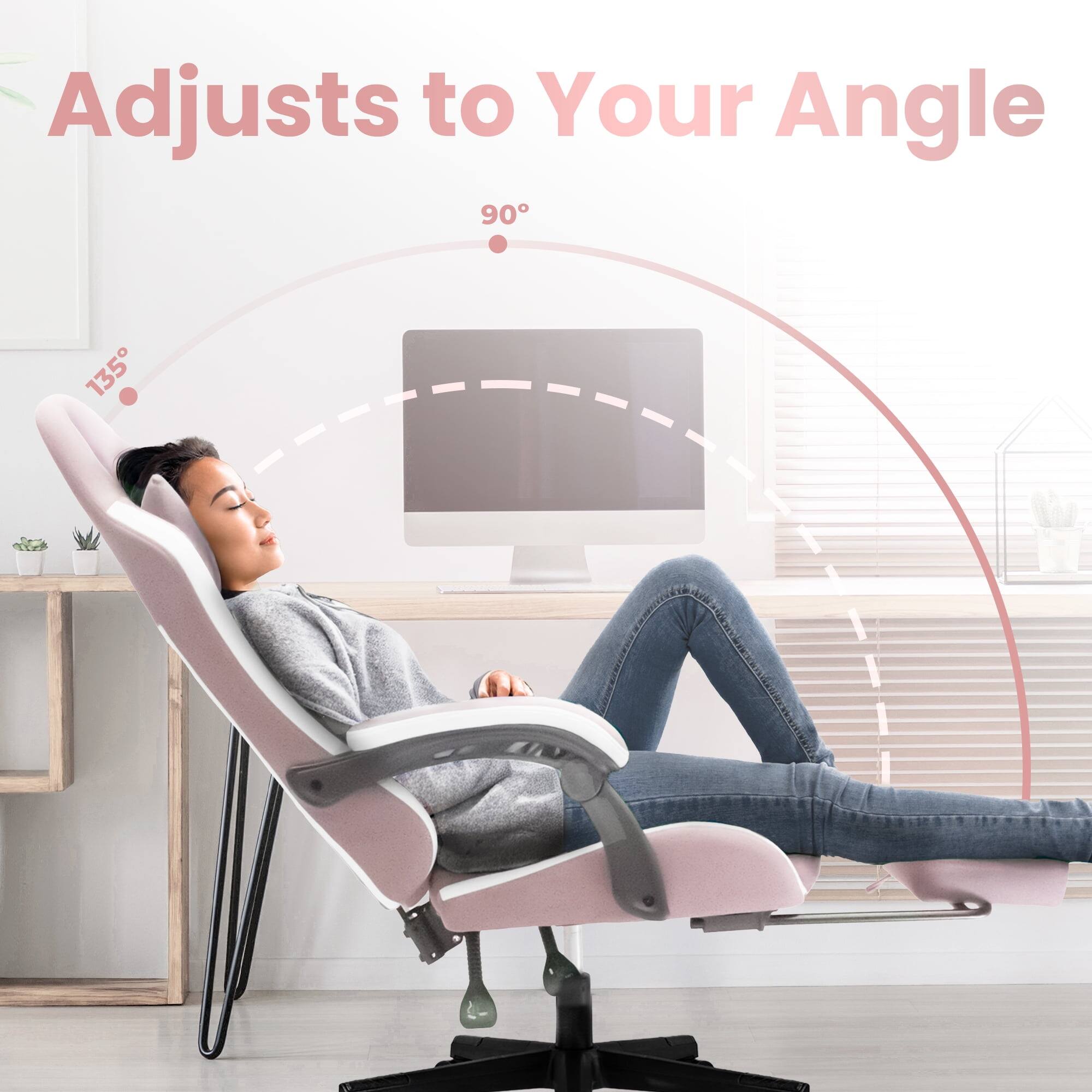 Adjusts to Your Angle  
90°  
135°