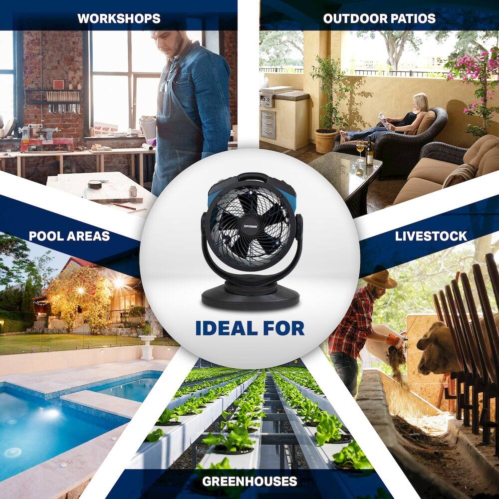 WORKSHOPS  
OUTDOOR PATIOS  
POOL AREAS  
LIVESTOCK  
IDEAL FOR  
GREENHOUSES