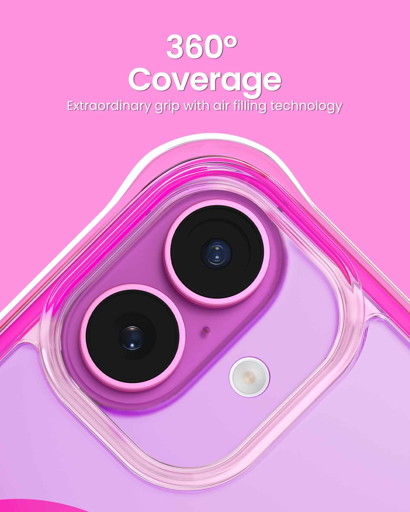 360° Coverage Extraordinary grip with air filling technology