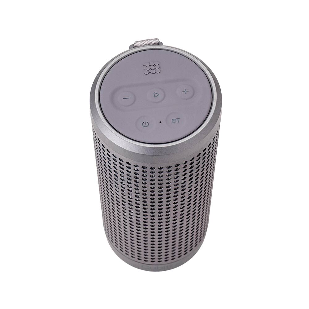 Left. Cubitt - Cubitt Power Plus Gen2 Bluetooth Speaker – Powerful Bass & Crisp Highs, IPX7 Waterproof, 12 H Playtime - Grey.