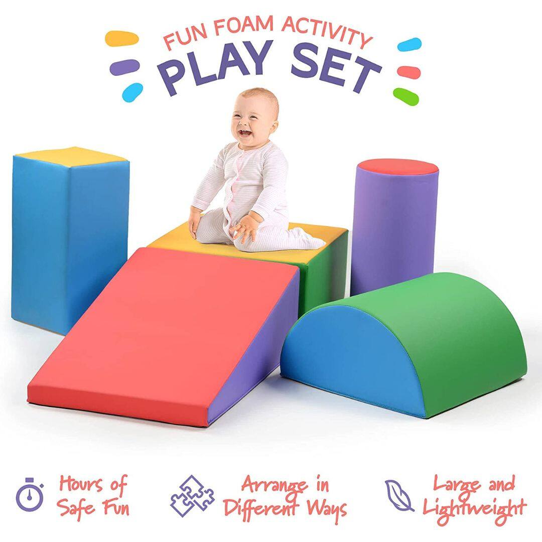 FUN FOAM ACTIVITY PLAY SET

- Hours of Safe Fun
- Arrange in Different Ways
- Large and Lightweight