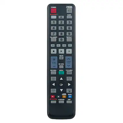 POWER FUNCTION TV SOURCE ND RECEIVER TV SLEEP 1 2 3 4 5 6 7 FULL SCREEN 8 0 9 REPEAT H4 P 44 " MUTE + VOL TUNING ICH 5/W LEVEL DISC MENU MENU TITLE MENU POPUP TOOLS 5 INFO I RETURN EXIT - A B TUNER MEMORY MO/ST C D INTERNET e V-SOUND DSP