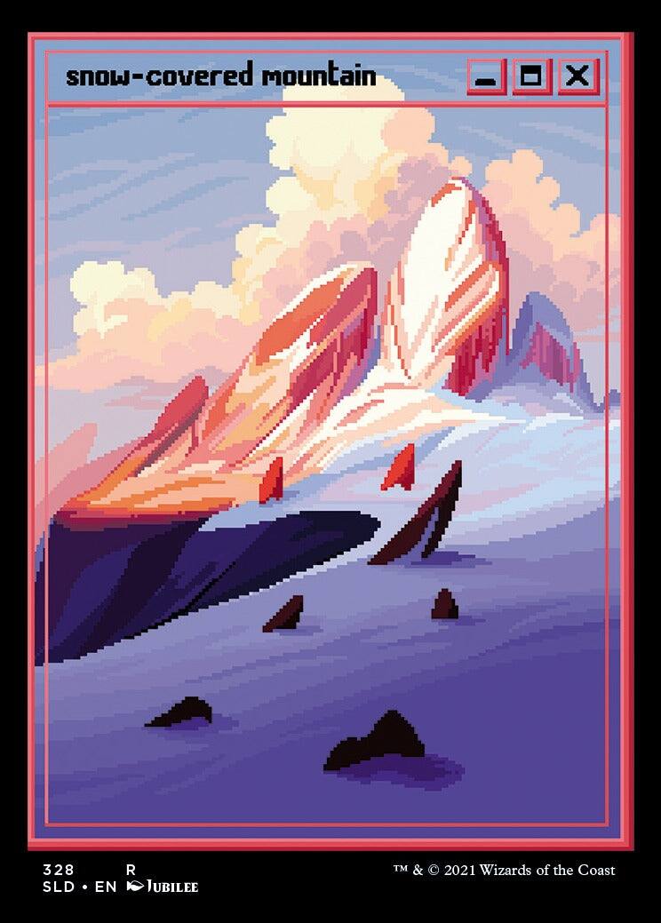 snow-covered mountain  
328 SLD EN  
JUBILEE  
TM & © 2021 Wizards of the Coast