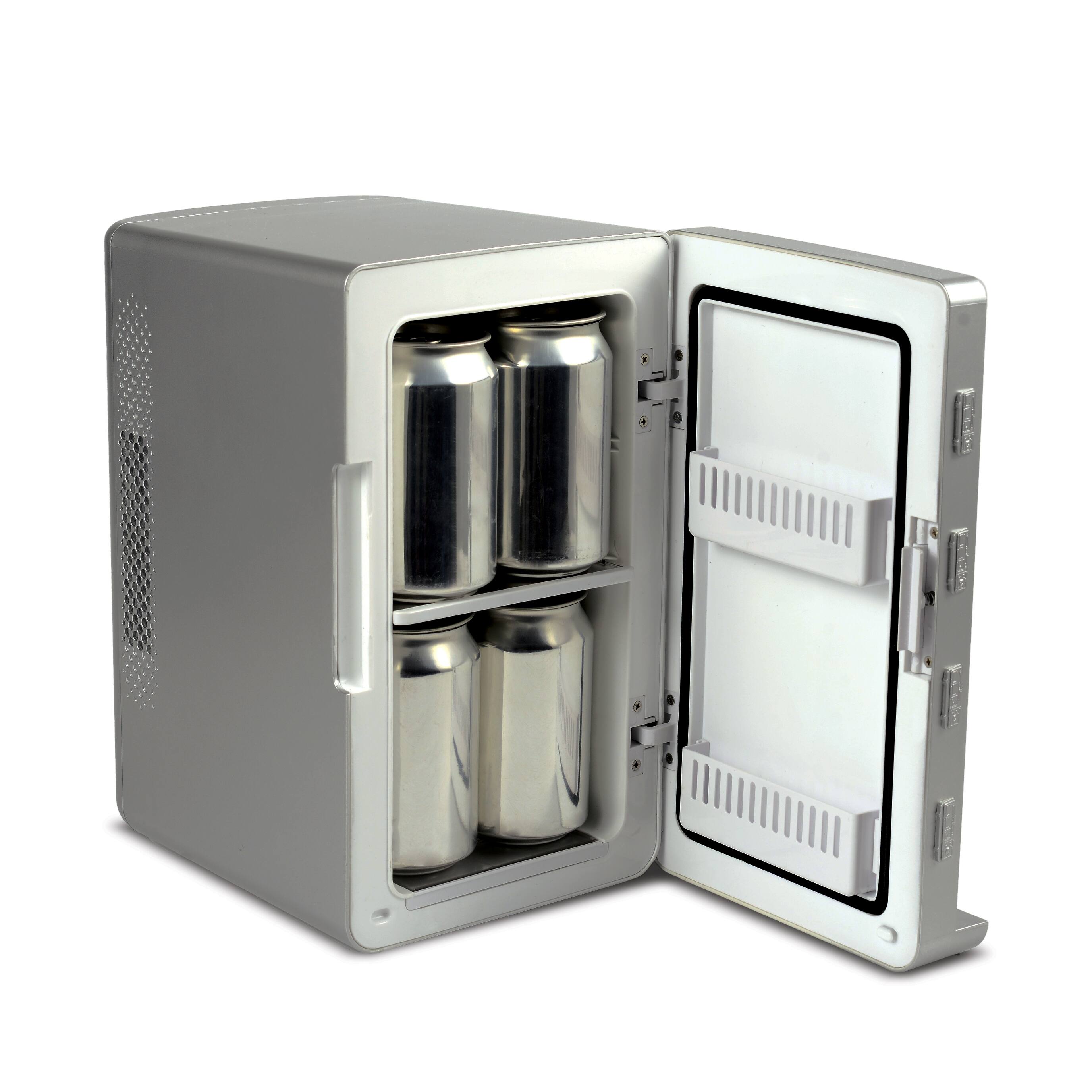 Angle. Star Wars - Ukonic Star Wars Han Solo 4.5L 8xCan Mini Fridge Thermoelectric Cooler Ac/DC - Silver.